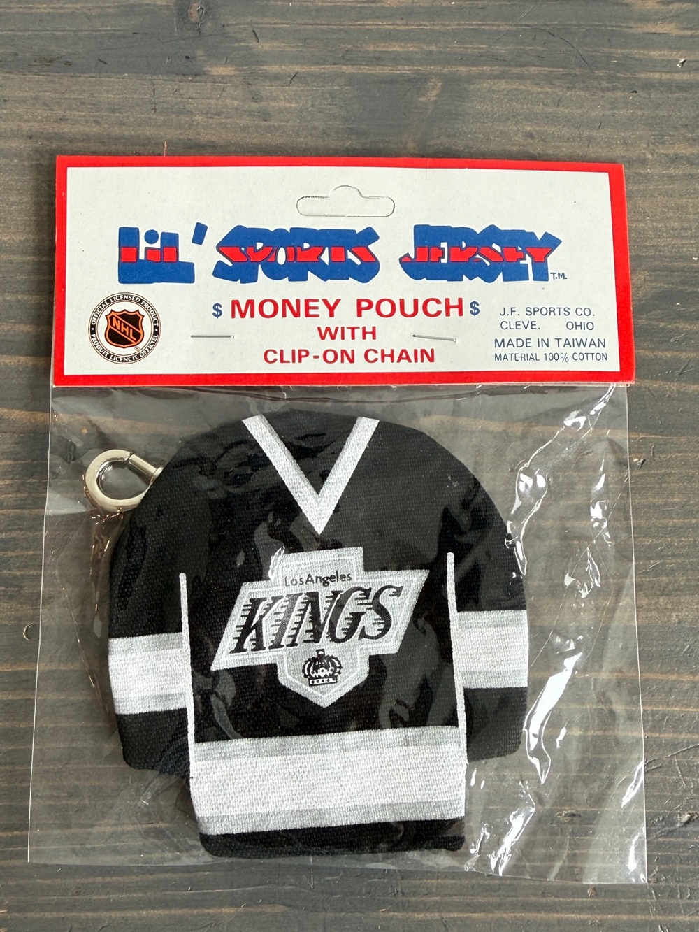 Vintage  Los Angeles Kings "Li'l Sports Jersey" money pouch